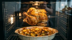 Réussir un poulet à la broche de 600 g